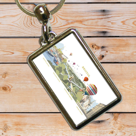 Bristol Metal Keyring