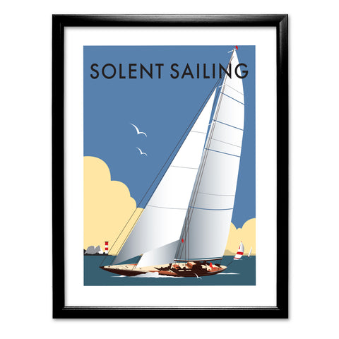 Solent Sailing Art Print