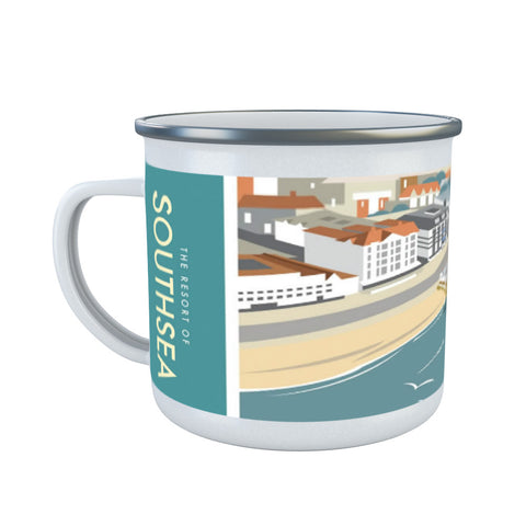 Resort of Southsea Enamel Mug