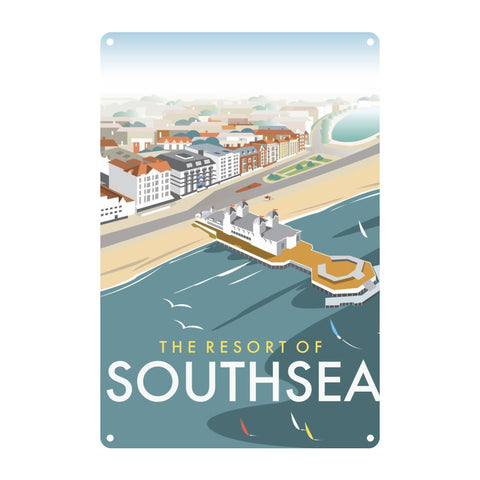 Resort of Southsea Metal Sign
