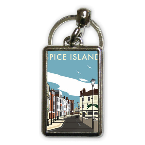 Spice Island Metal Keyring
