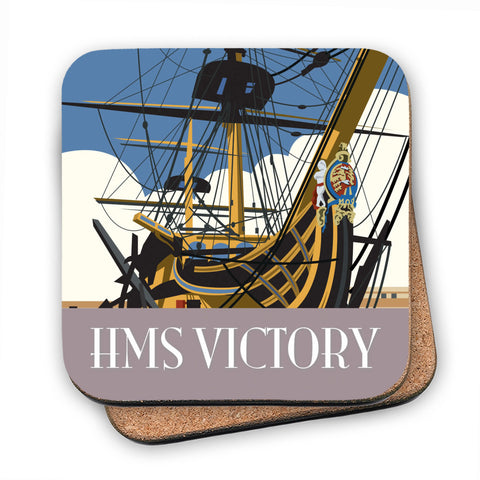 HMS Victory, Portsmouth - Cork Coaster