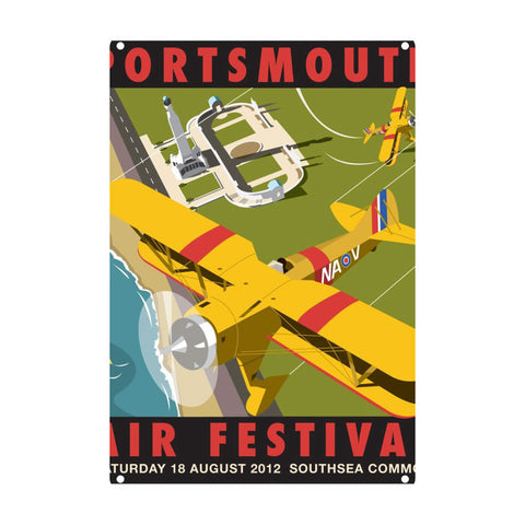 Portsmouth Air Festival Metal Sign