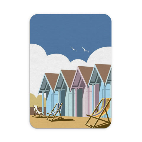 Beach Huts Mouse Mat