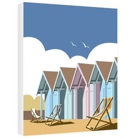 Beach Huts - Canvas