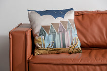 Load image into Gallery viewer, Beach Huts Cushion
