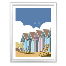Load image into Gallery viewer, Beach Huts Art Print