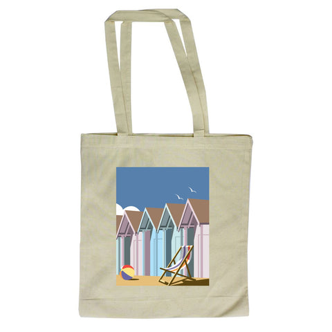 Beach Huts Close Up Tote Bag