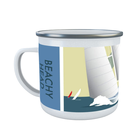 Beachy Head Enamel Mug