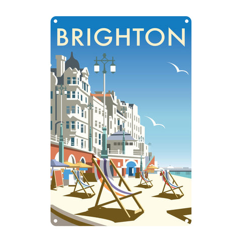 Brighton Metal Sign
