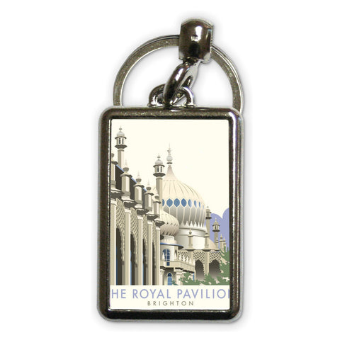 Rotal Pavilion, Brighton Metal Keyring