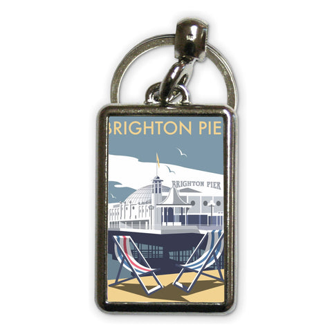 Brighton Pier Metal Keyring