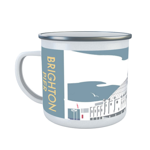 Brighton Pier Enamel Mug