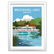 Load image into Gallery viewer, Brockwell Lido Art Print