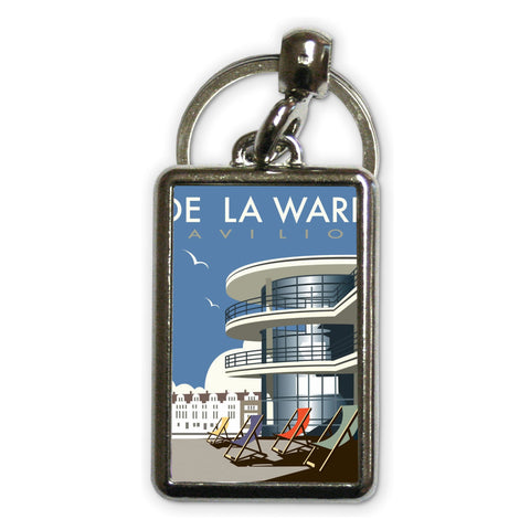 De La Warr Pavilion Metal Keyring