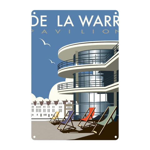 De La Warr Pavilion Metal Sign