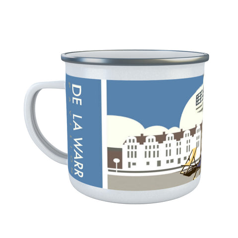 De La Warr Pavilion Enamel Mug