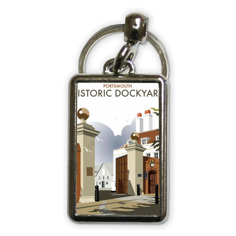 Portsmouth Dockyard Metal Keyring