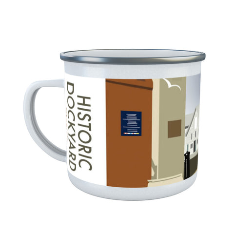 Portsmouth Dockyard Enamel Mug