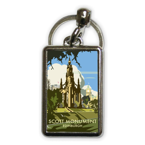 Scott Monument, Edinburgh Metal Keyring