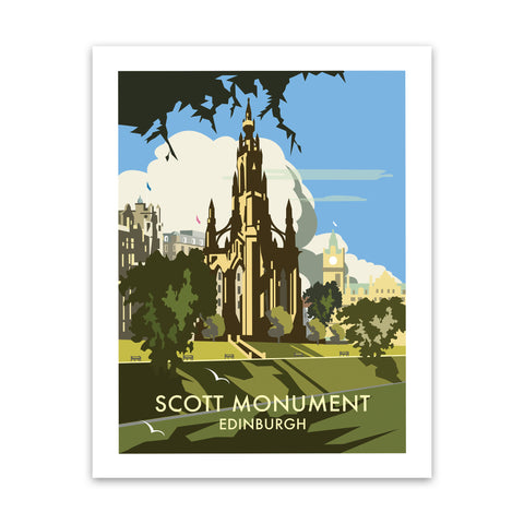 Scott Monument, Edinburgh Art Print
