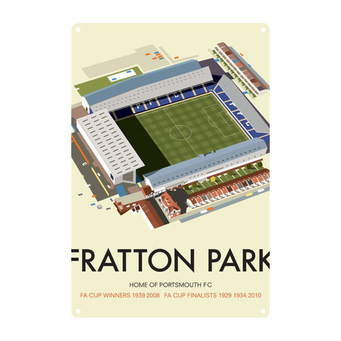 Fratton Park Metal Sign