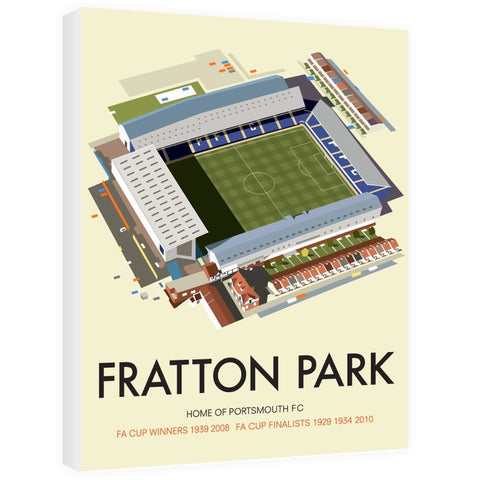 Fratton Park, Home of Portsmouth FC - Canvas