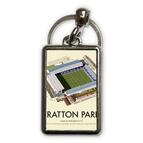 Fratton Park Metal Keyring