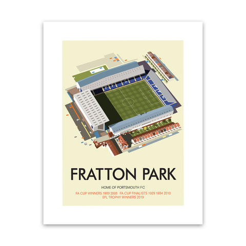 Fratton Park Art Print