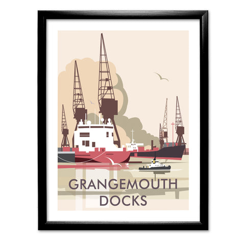 Grangemouth Docks Art Print