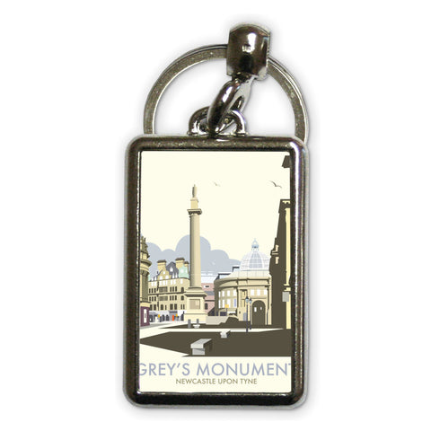 Greys Monument, Newcastle Metal Keyring