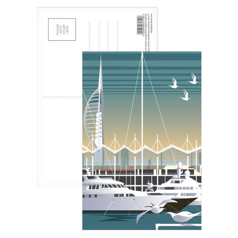 Gunwharf Quays Postcard Pack of 8
