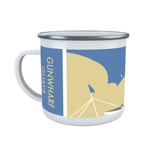 Gunwharf Quays (V2) Enamel Mug