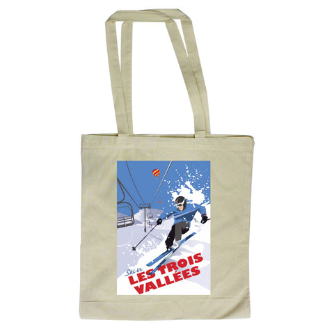 Les Trois Vallees Tote Bag