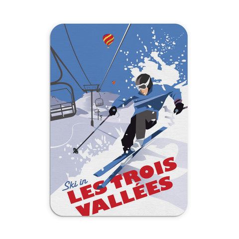 Les Trois Vallees Mouse Mat