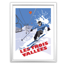 Load image into Gallery viewer, Les Trois Vallees Art Print