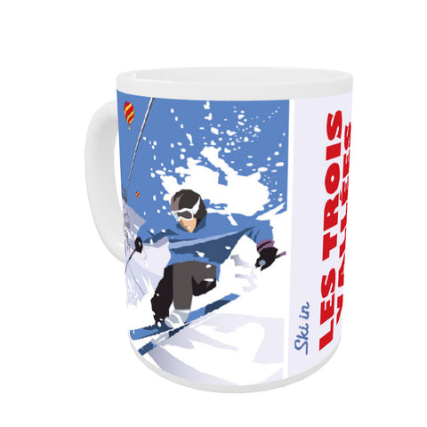 Ski in Les Trois Vallees - Mug