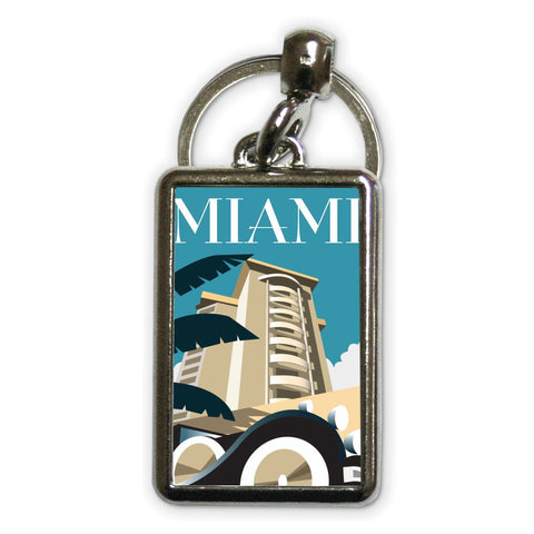 Miami Metal Keyring