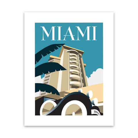 Miami Art Print