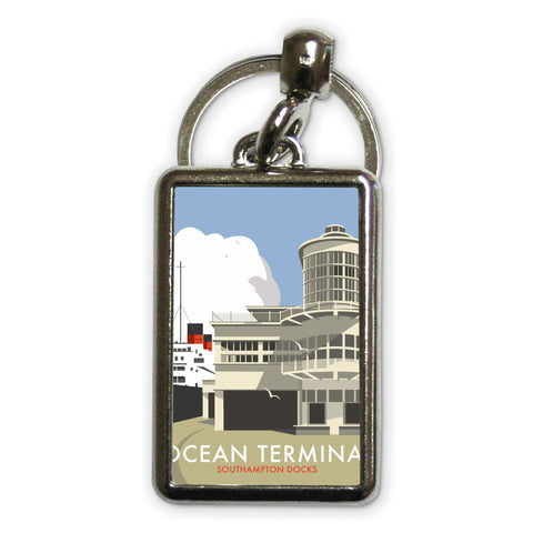 Ocean Terminal, Southampton Metal Keyring