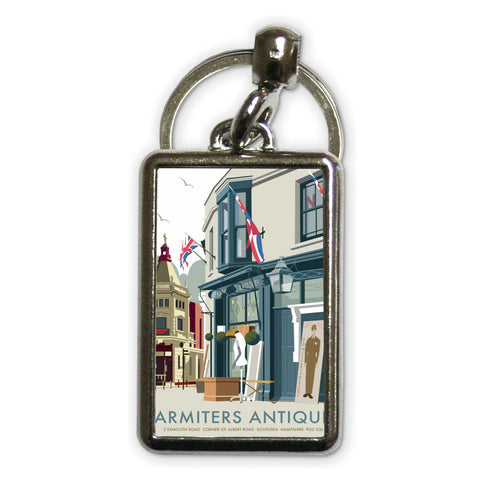 Parmiters Antiques Metal Keyring