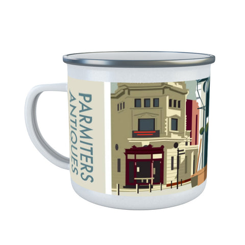 Parmiters Antiques Enamel Mug