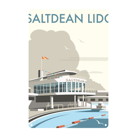 Saltdean Lido Metal Sign
