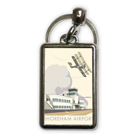 Shoreham Airport Metal Keyring
