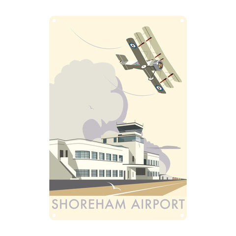 Shoreham Airport Metal Sign