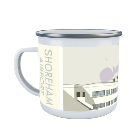 Shoreham Airport Enamel Mug