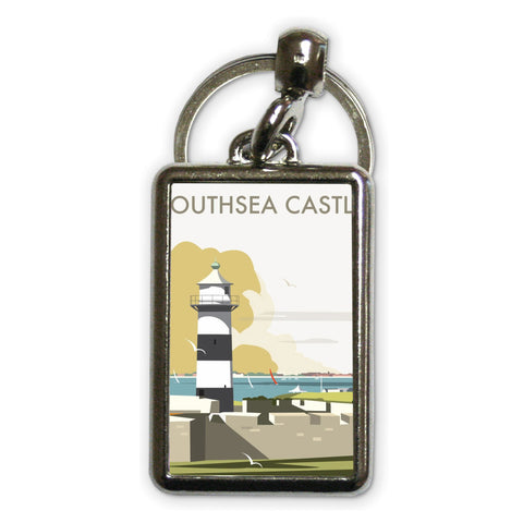 Southsea Castle Metal Keyring