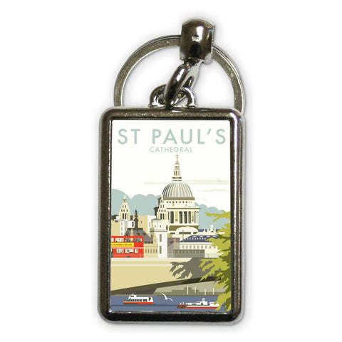 St Pauls Cathedral Metal Keyring