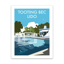 Load image into Gallery viewer, Tooting Bec Lido Art Print