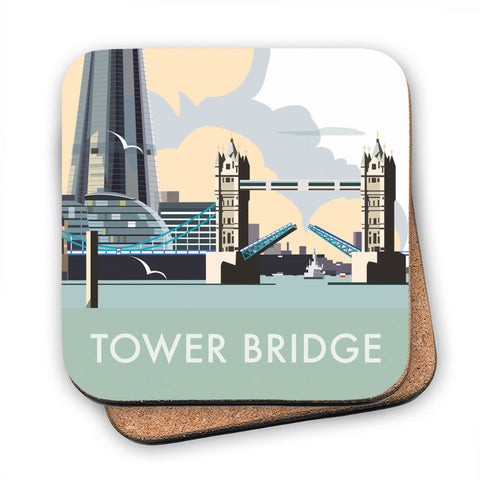 Tower Bridge and The Shard, London - Cork Coaster